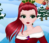Hra - Vianočný účes a make up