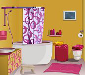 Hra - Girls modern bathroom decoration