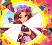 Ever After High Round Puzzle