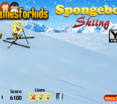 Hra - SpongebobSkiing