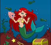Hra - Mermaid Aquarium Coloring