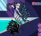 Hra - Monster High Sirena Von Boo Dress Up