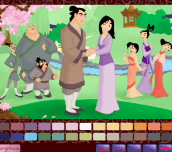 Hra - Coloring Mulan