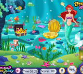 Princess Ariel Underwater Cleaning