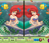 Hra - Princess Ariel Spot the Difference