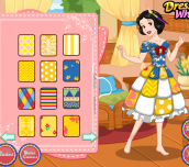 Hra - Snow White Patchwork Dress