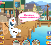 Olaf Cleans Arendelle