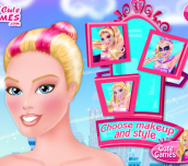 Hra - Super Barbie Sparkling Makeup