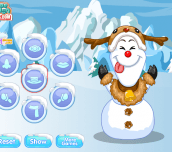 Hra - Anna & Elsa Build Snowman
