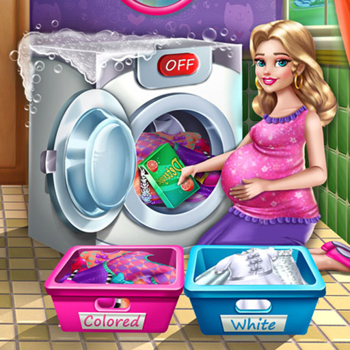 Hra - Mommy Washing Clothes