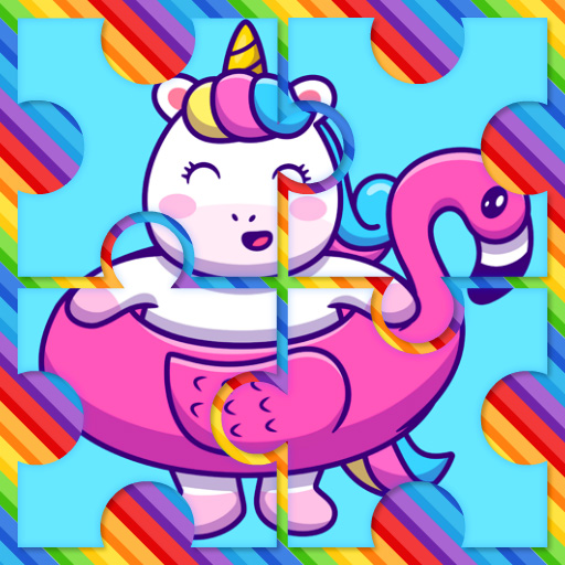 Hra - Cute Rainbow Unicorn Puzzles